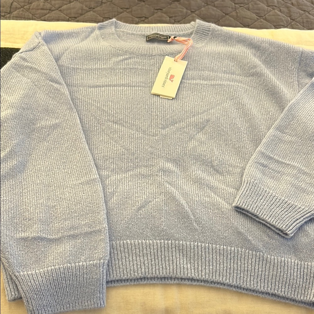 Vineyard Vines Blue Crew Neck Sweater